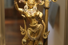 La reine maya donnant naissance au prince Siddhârta, bronze népalais, 18ème siècle - SL2022