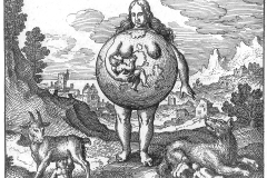 La Terre est sa nourrice, Atalante Fugitive, Michael Maïer, 1618 -domaine public