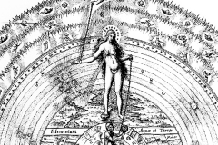 Le miroir de la Nature, détail, Robert Fludd, 1617 - wikimedia commons, domaine public