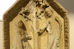 Noli me tangere, stèle Pierre de Jaumont, 1337 - SL2018