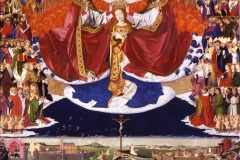 Le couronnement de la Vierge, Enguerrand Quarton, 1454 - wikimedia commons