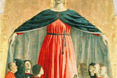Vierge Miséricorde, Pierro della Francesca 15ème siècle - wikimedia commons, domaine public