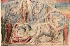 Béatrice et Dante, Divine Comédie, William Blake, 19ème siècle - SL2019