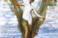 Venus Anadyomene , Arnold Böcklin, 1872 - wikimedia commons, domaine public