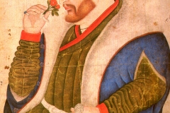 Portrait du Sulitan Fahti Mehmed II, miniature perse, 1475 - wikimedia commons, domaine public