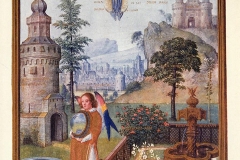 Le jardinet du Paradis, Maître du jardinet du Paradis, bréviaire Grimani, v. 1410 - wikimedia commons, domaine public