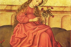 Vierge au jardinet, Maître rhénan anonyme, 16ème siècle - wikimedia commons, domaine public
