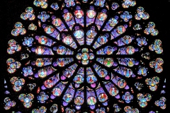 Rose sud, cathédrale Notre Dame de Paris, 1260 - wikimedia commons, par Paryż,  travail personnel, CC  BY-SA 3.0