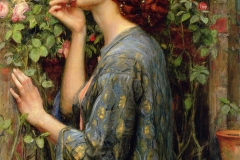 John William Waterhouse, l’âme de la rose, 1903 - wikimedia commons, domaine public
