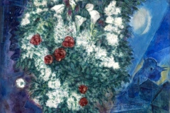 Bouquet et vol amoureux, Chagall, 1947 - wikimedia commons, domaine public