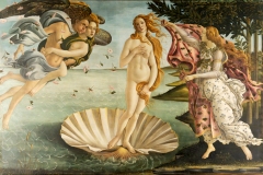La naissance de Vénus, Sandro Boticelli, 1486 - wikimedia commons, domaine public