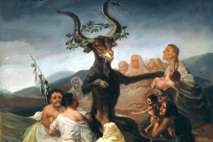 L’adoration du grand bouc, Francesco Goya, 1798 - wikimedia commons, domaine public