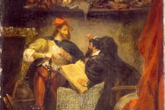 Faust et Méphistophélès, Eugène Delacroix, 1828 - wikimedia commons, domaine public