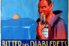 Bitter des Diablerets, affiche publicitaire, début 20ème siècle - domaine public
