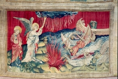 2ème trompette, tenture de l’Apocalypse d’Angers, 1382-SL, domaine public
