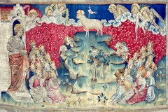L’Agneau sur la montagne de Sion, Tenture de l’Apocalypse d’Angers, 1382-SL, domaine public