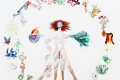  Nos origines terrestres, Maki Ohkojima, fresque 2024 - SL2025