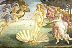 La naissance de Vénus, Sandro Botticelli, vers 1485 - Wikimedia commons, domaine public