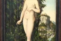 Vénus debout dans un paysage, Louvre, Lucas Cranach,1529- Wikimedia commons, domaine public