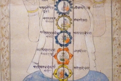 Les 7 chakra du corps subtil, Inde, anonyme, fin 19ème siècle  - SL2022