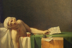 La mort de Marat, David, Louvre, 1793 - wikimedia commons, domaine public