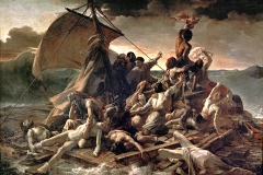 Le radeau de la méduse, Géricault, Louvre, 1819 - wikimedia commons, domaine public