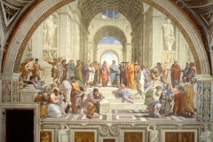 L’école d’Athènes, Raphaël, 1512 - wikimedia commons, domaine public