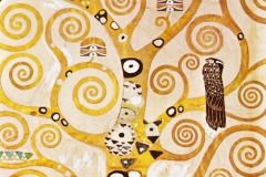 L’arbre de vie, Frise Stoclet, Gustav Klimt, 1909 - wikimédia commons, domaine public