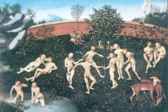 L’âge d’or, Lucas Cranach l’Ancien, 1530 - wikimédia commons, domaine public