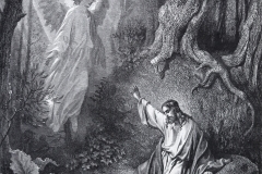 Jésus au mont des oliviers, Gustave Doré, 1866  - domaine public