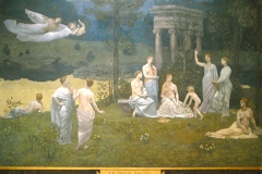 Le bois sacré cher aux arts et aux muses, Pierre Puvis de Chavannes, 1884 - wikimédia commons, domaine public