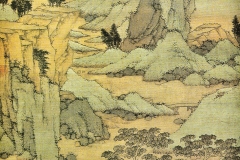 Paysage chinois traditionnel autour du vide et du plein - SL