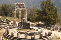 Temple de l'oracle à Delphes en Grèce - SL