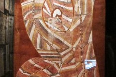 Serpent arcobaleno cornuto, John Mawurndjul, 1991 - wikimedia commons