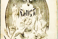 Faust, Goethe, couverture du livre, 1851 - wikimedia commons, domaine public