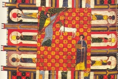 Nouvelle Jerusalem, l'Apocalypse de Jean, Beatus de Liébana, 8ème siècle, wikimedia commons, domaine public