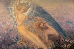 Ange des splendeurs, Jean Delville, 1894 - wikimedia commons, domaine public