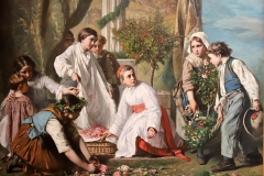 Alexandre Antigna, la Fête-Dieu, musée du Louvre, 1855 - SL2022, domaine public