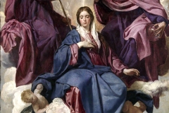 Le Couronnement de la Vierge, Vélazquez, 1648 - wikimedia commons, domaine public