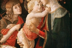 La Vierge à l’enfant avec le jeune St Jean-Baptiste, Sandro Botticelli, 1475 - wikimedia commons, domaine public