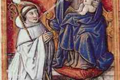 Bernard de Clairvaux, lactation, 12ème siècle - wikimedia commons/domaine public