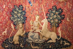 La Dame à la licorne, tapisserie La vue, 15ème siècle - musée de Cluny - SL