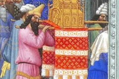 L'Arche d'Alliance amenée au Temple, les Très Riches Heures du duc de Berry - wikimedia commons,  R.M.N. / R.-G. Ojda