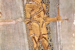 Gustav Klimt, Le Chevalier d'or, 1903, Vienne, Palais de la Sécession - wikimédia commons, domaine public