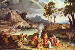 Paysage de Noé avec Noé, Joseph Anton Koch, 1803 - wikimedia commons, domaine public