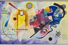 Jaune, rouge, bleu, Vassily Kandinsky. Musée National d'Art Moderne, Paris, France. Donation Nina Kandinsky 1976. AM 1976-856