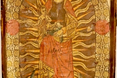 Vierge à l’enfant dans un rosaire, 15ème siècle - SL20219