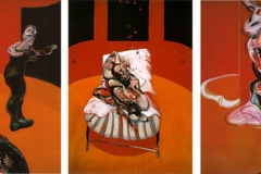 3 études pour une crucifixion,  Francis Bacon, 1962 - SL