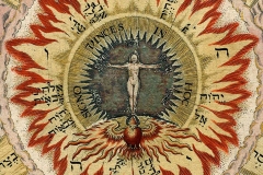 Le Christ céleste, Amphithéâtre de la Sagesse éternelle, détail, Heinrich Khunrath, 16ème siècle - wikimedia commons, domaine public