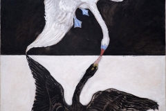 Le cygne n°1, Hilma af Klint, 1915 - wikimedia commons, domaine public